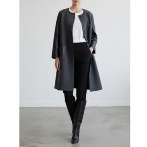 XYZ By Xiaoyan Lin Gray Ombre Coat Size Small